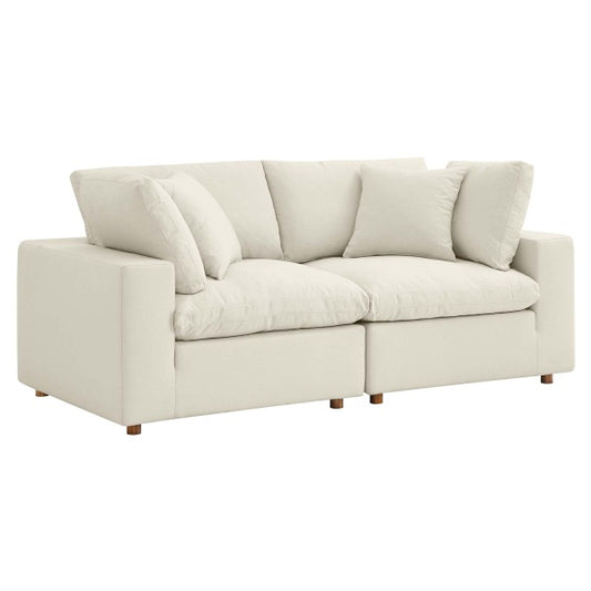 Commix Down Filled Overstuffed 2-Piece Sectional Sofa Set by Modway
