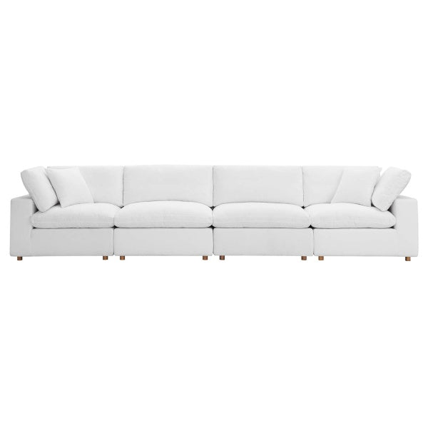 Commix Down Filled Overstuffed 4-Piece Sectional Sofa Set by Modway