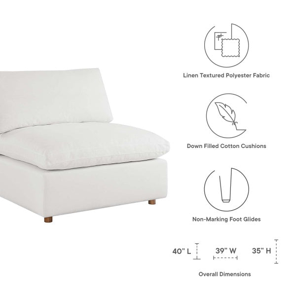 Commix Down Filled Overstuffed 4-Piece Sectional Sofa Set by Modway