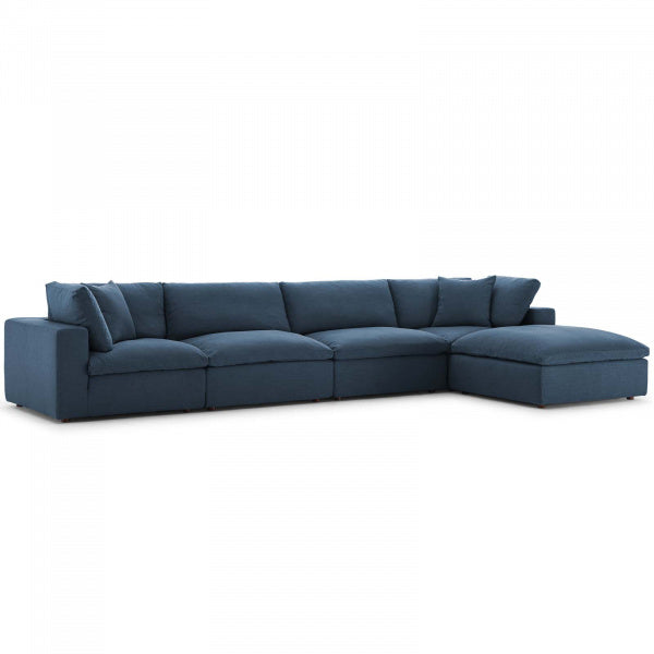 Commix Down Filled Overstuffed 5-Piece Sectional Sofa Set by Modway
