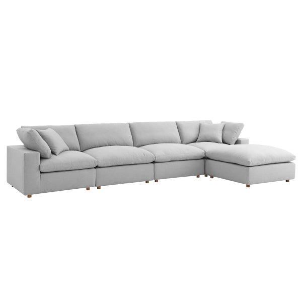 Commix Down Filled Overstuffed 5-Piece Sectional Sofa Set by Modway