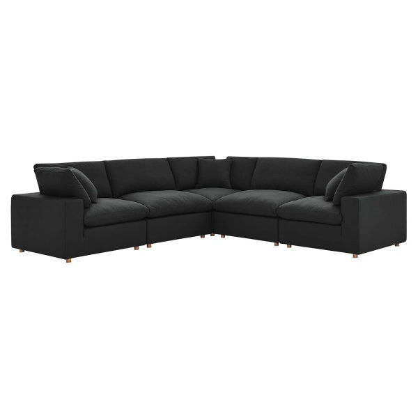 Commix Down Filled Overstuffed 5-Piece Sectional Sofa Set by Modway