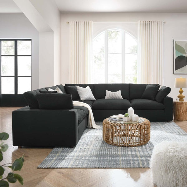 Commix Down Filled Overstuffed 5-Piece Sectional Sofa Set by Modway
