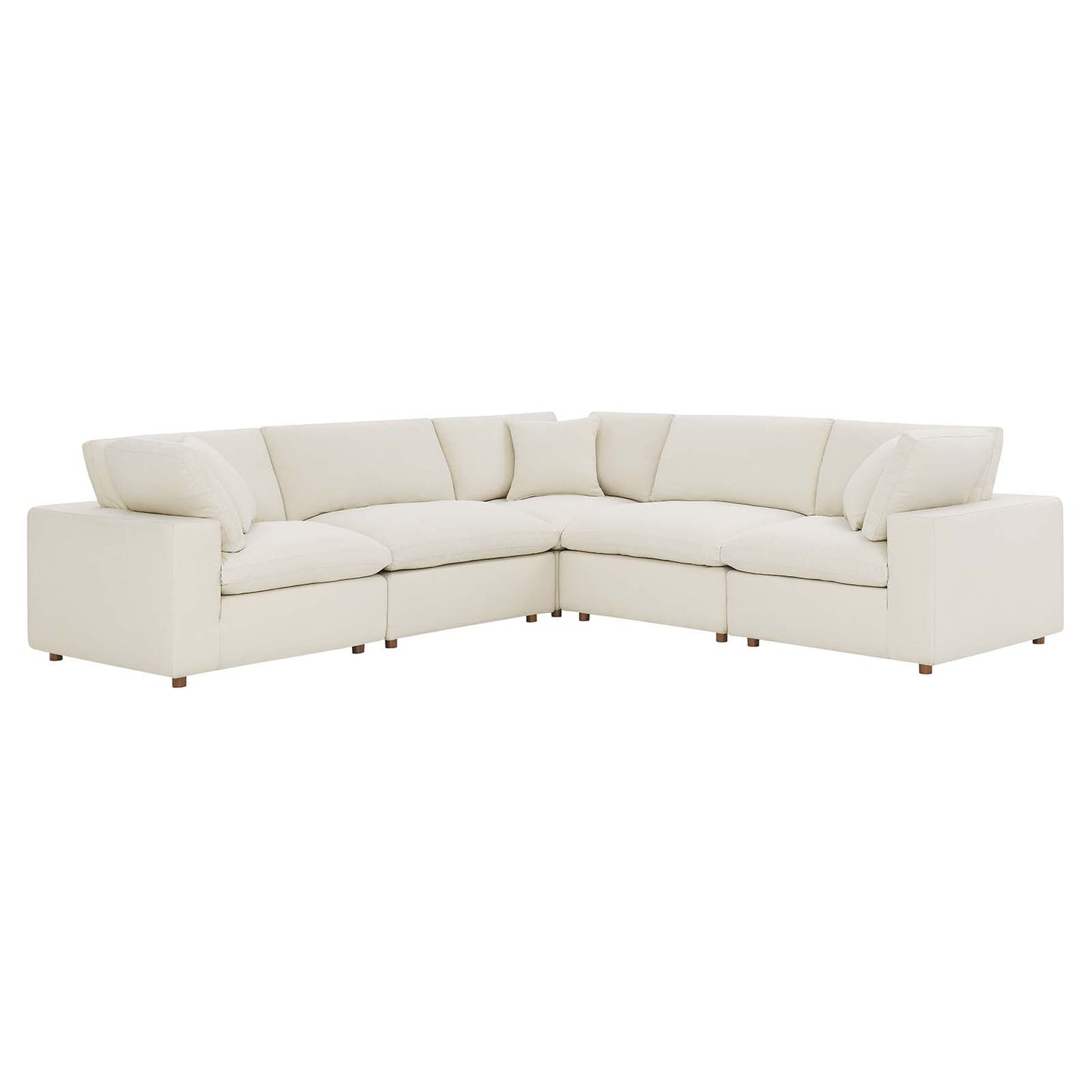 Commix Down Filled Overstuffed 5-Piece Sectional Sofa Set by Modway