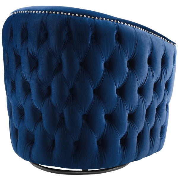 Rogue Swivel Performance Velvet Armchair by Modway
