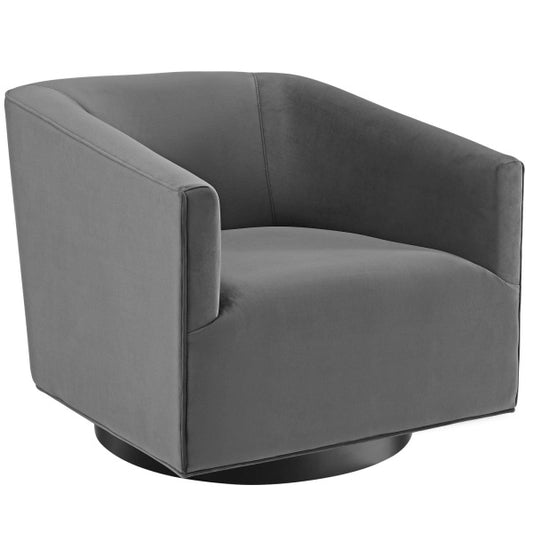 Twist Accent Lounge Performance Velvet Swivel Chair by Modway