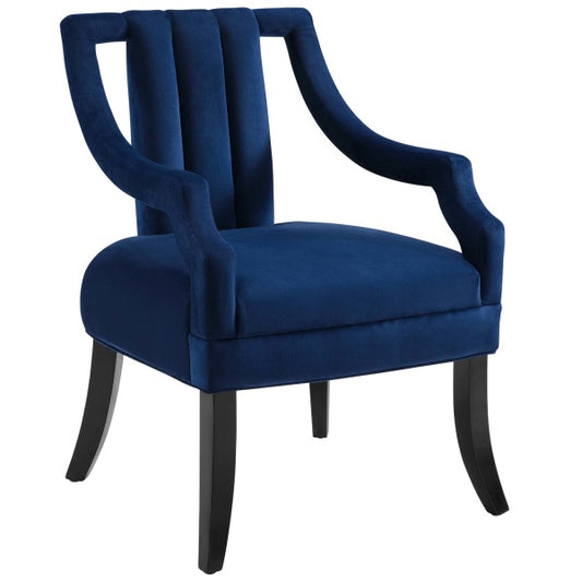 Harken Performance Velvet Accent Chair by Modway