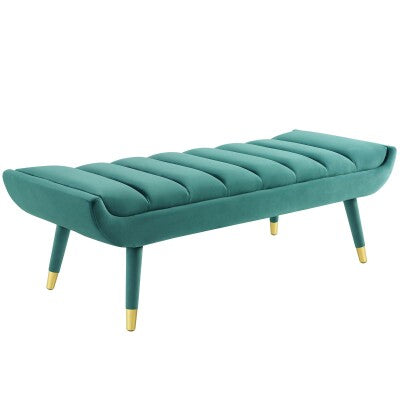 Guess Channel Tufted Performance Velvet Accent Bench by Modway