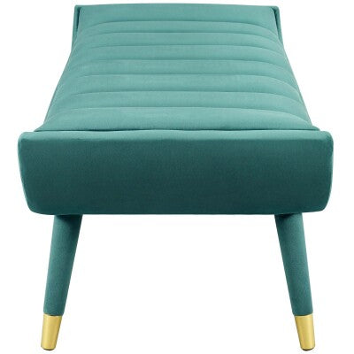 Guess Channel Tufted Performance Velvet Accent Bench by Modway