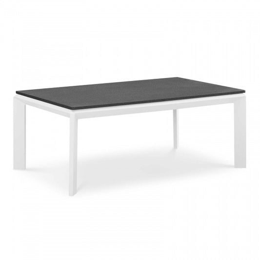 Riverside Aluminum Outdoor Patio Coffee Table White by Modway