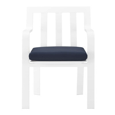 Baxley Stackable Outdoor Patio Aluminum Dining Armchair by Modway