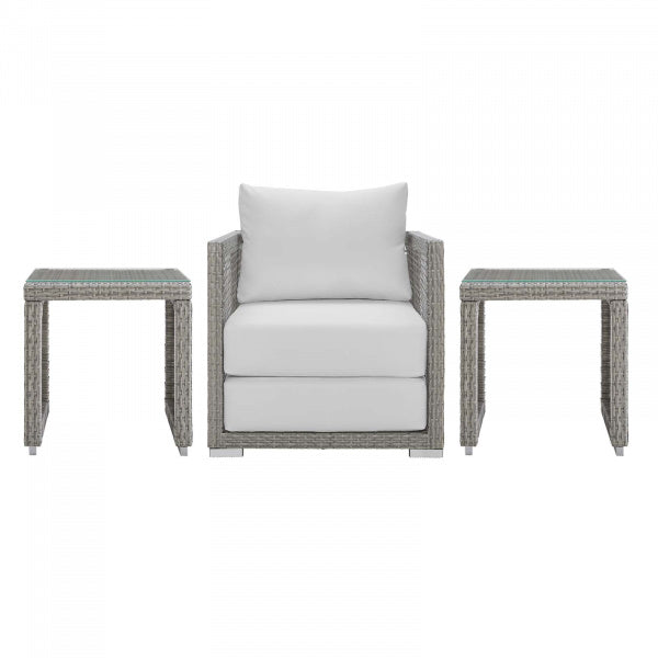 Aura 3 Piece Outdoor Patio Wicker Rattan Set by Modway