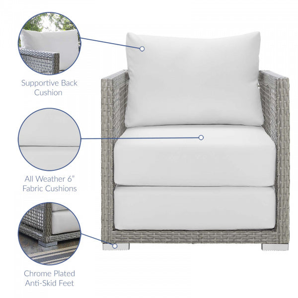 Aura 3 Piece Outdoor Patio Wicker Rattan Set by Modway