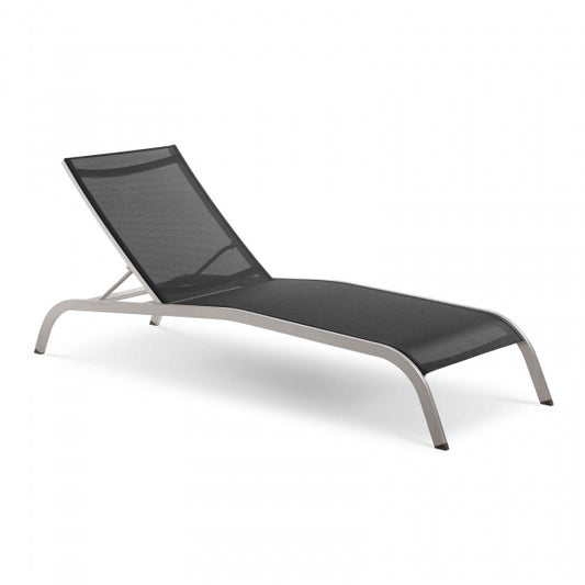 Savannah Outdoor Patio Mesh Chaise Outdoor Patio Lounge Chair by Modway