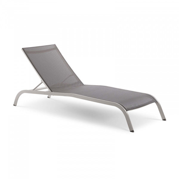 Savannah Outdoor Patio Mesh Chaise Outdoor Patio Lounge Chair by Modway