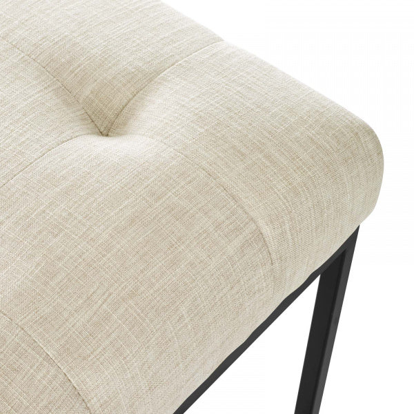 Privy Black Stainless Steel Upholstered Fabric Dining Chair | Polyester by Modway