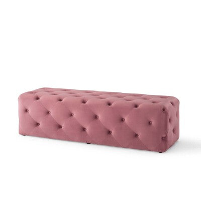 Anthem 60" Tufted Button Entryway Performance Velvet Bench by Modway