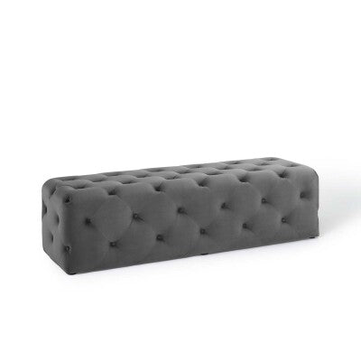 Anthem 60" Tufted Button Entryway Performance Velvet Bench by Modway