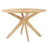 Crossroads 47" Round Wood Dining Table By Modway