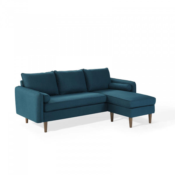 Revive Upholstered Right or Left Sectional Sofa Beige | Polyester by Modway