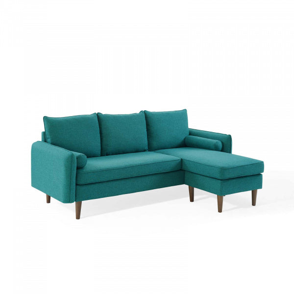 Revive Upholstered Right or Left Sectional Sofa Beige | Polyester by Modway