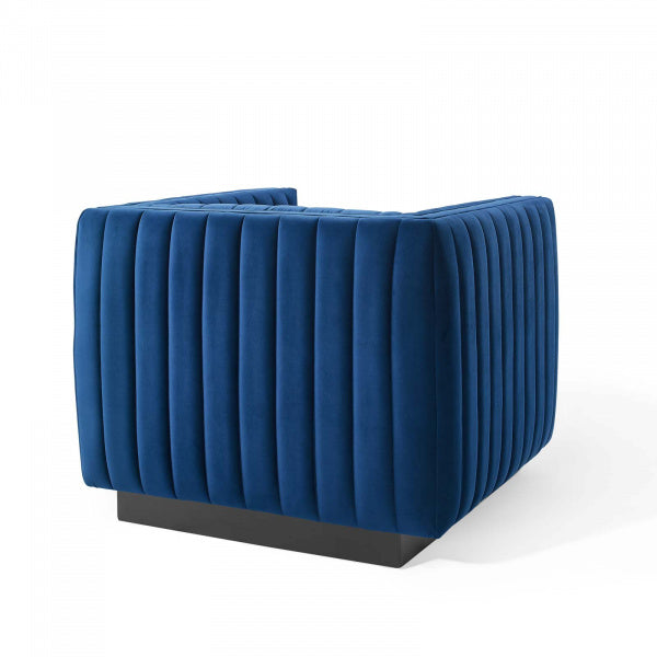 Conjure Channel Tufted Performance Velvet Accent Armchair by Modway