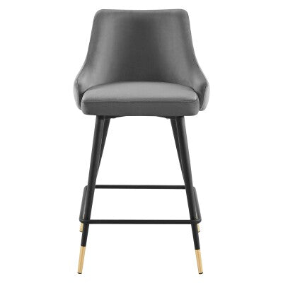 Adorn Performance Velvet Counter Stool by Modway