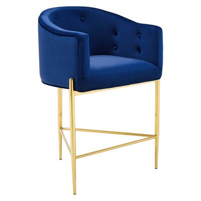 Savour Tufted Performance Velvet Counter Stool by Modway
