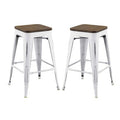 Promenade Counter Stool Set of 2 White by Modway