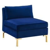 Ardent Performance Velvet Armless Chair by Modway
