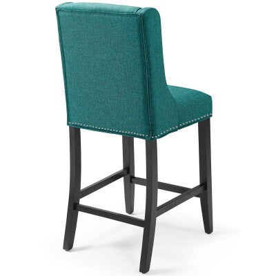 Baron Counter Stool Upholstered Fabric Set of 2 by Modway