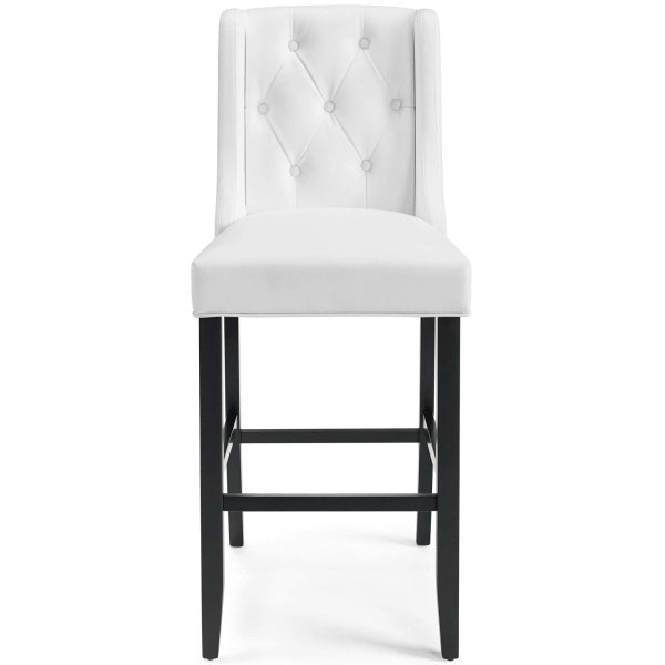 Baronet Bar Stool Faux Leather Set of 2 by Modway