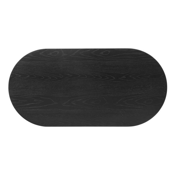 Vigor Oval Coffee Table Black by Modway