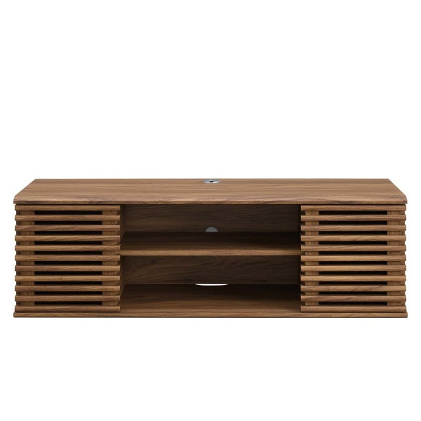 Render 46" WallMount Media Console TV Stand Walnut by Modway