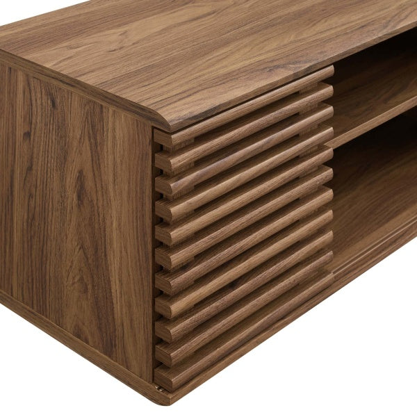 Render 46" WallMount Media Console TV Stand Walnut by Modway