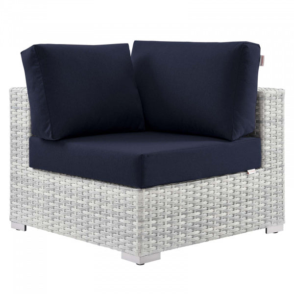 Convene Outdoor Patio Corner Chair Light by Modway