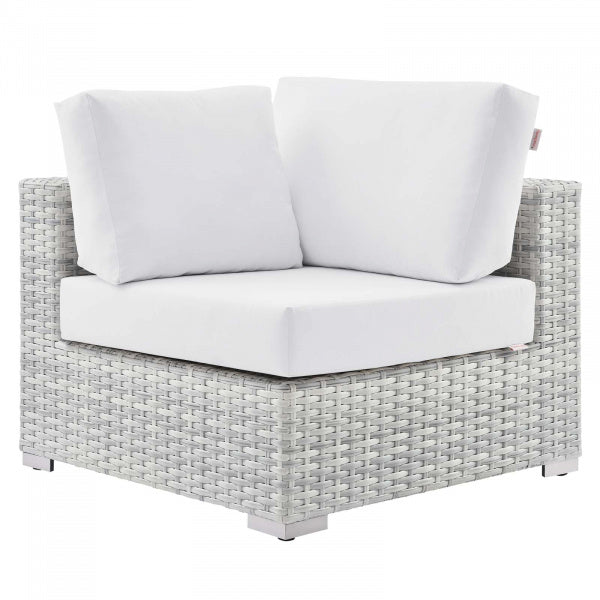 Convene Outdoor Patio Corner Chair Light by Modway