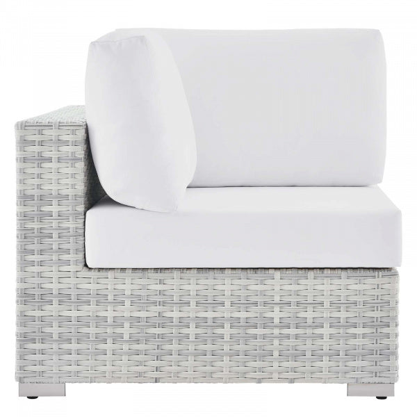 Convene Outdoor Patio Corner Chair Light by Modway