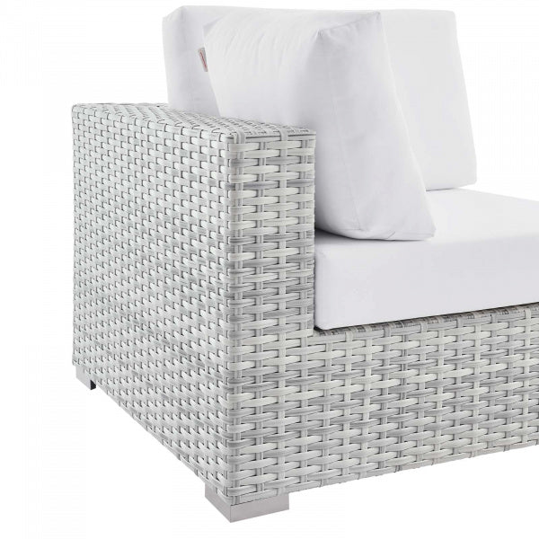 Convene Outdoor Patio Corner Chair Light by Modway