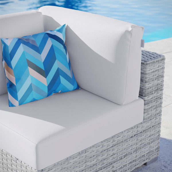 Convene Outdoor Patio Corner Chair Light by Modway