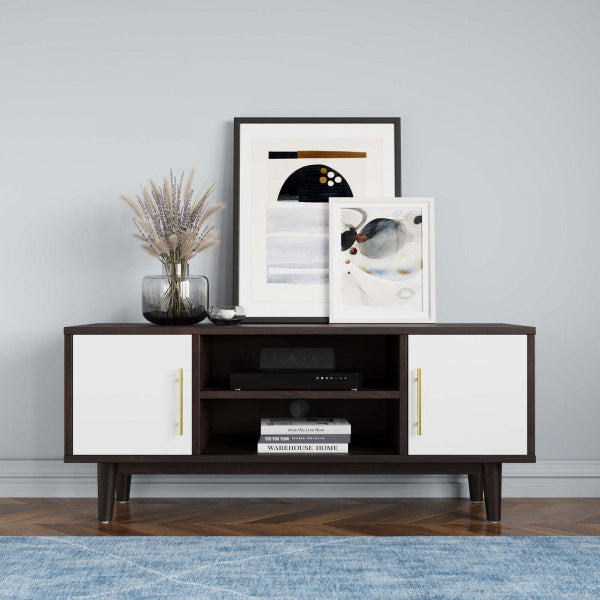 Daxton 43" TV Stand Cappuccino White by Modway