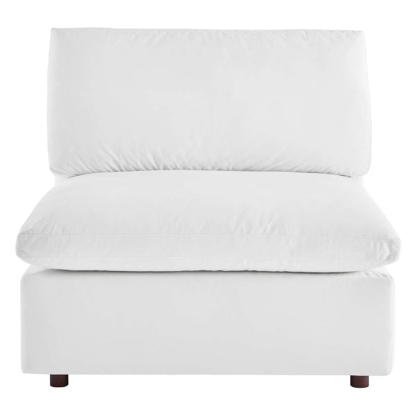 Commix Down Filled Overstuffed Performance Velvet Armless Chair by Modway