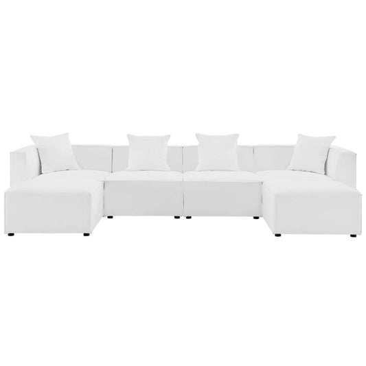 Saybrook Outdoor Patio Upholstered 6-Piece Sectional Sofa by Modway