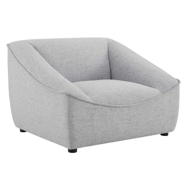 Comprise Armchair Light Gray | Polyester by Modway