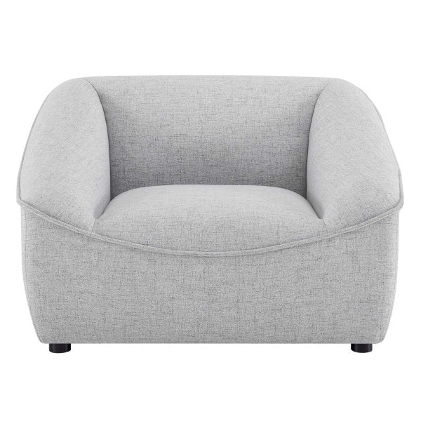 Comprise Armchair Light Gray | Polyester by Modway