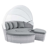 Scottsdale Canopy Outdoor Patio Daybed Polyester by Modway