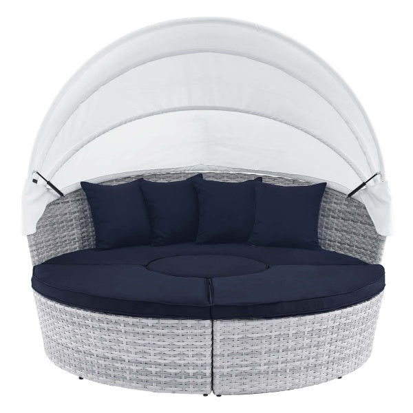 Scottsdale Canopy Outdoor Patio Daybed Polyester by Modway