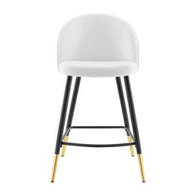 Cordial Performance Velvet Counter Stools Set of 2 by Modway