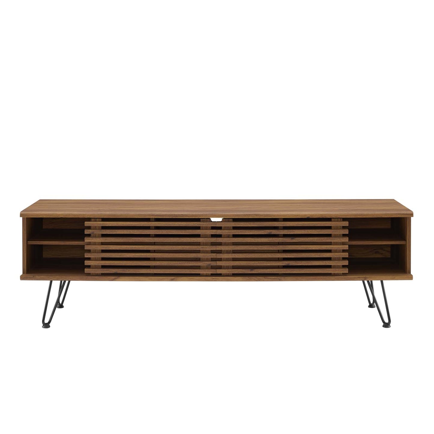 Render 59" Media Console TV Stand Walnut by Modway
