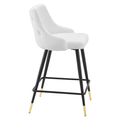 Adorn Performance Velvet Counter Stool Set of 2 by Modway